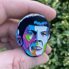 Spock - Pop Art Style Enamel Pin - 1 1/2” - Star Trek Spock - Pop Art Style Enamel Pin - 1 1/2” - Star Trek