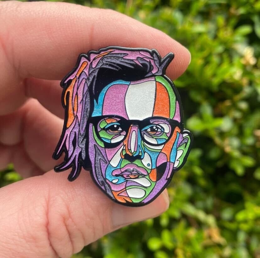 Maynard James Keenan - Pop Art Enamel Pin GLOW VARIANT - TOOL, Puscifer, APC