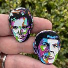 Star Trek - Pop Art Enamel Pin Set - Captain Kirk and Spock - 2 Pins