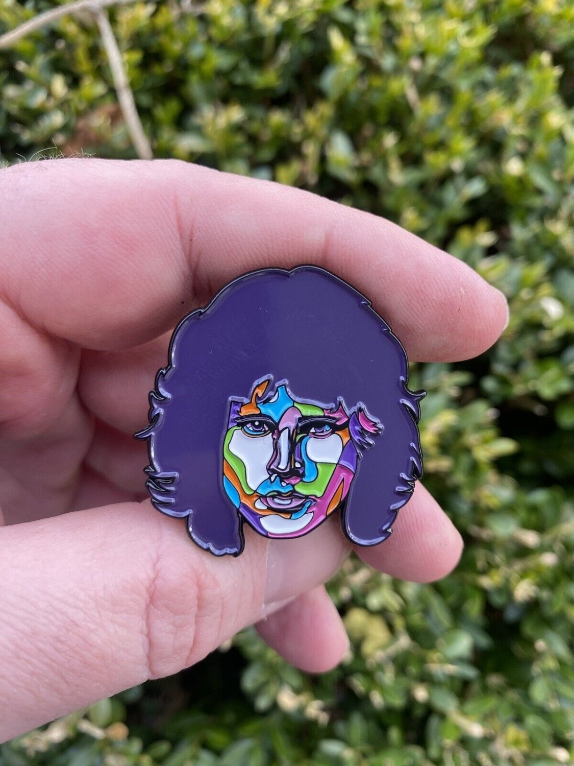 Jim Morrison - Pop Art Enamel Pin - 1 1/2&acirc;�� - The Doors