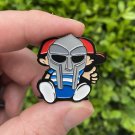 MacVillain Enamel Pin - MF DOOM/Mac Miller Mashup pin - 1 1/4”
