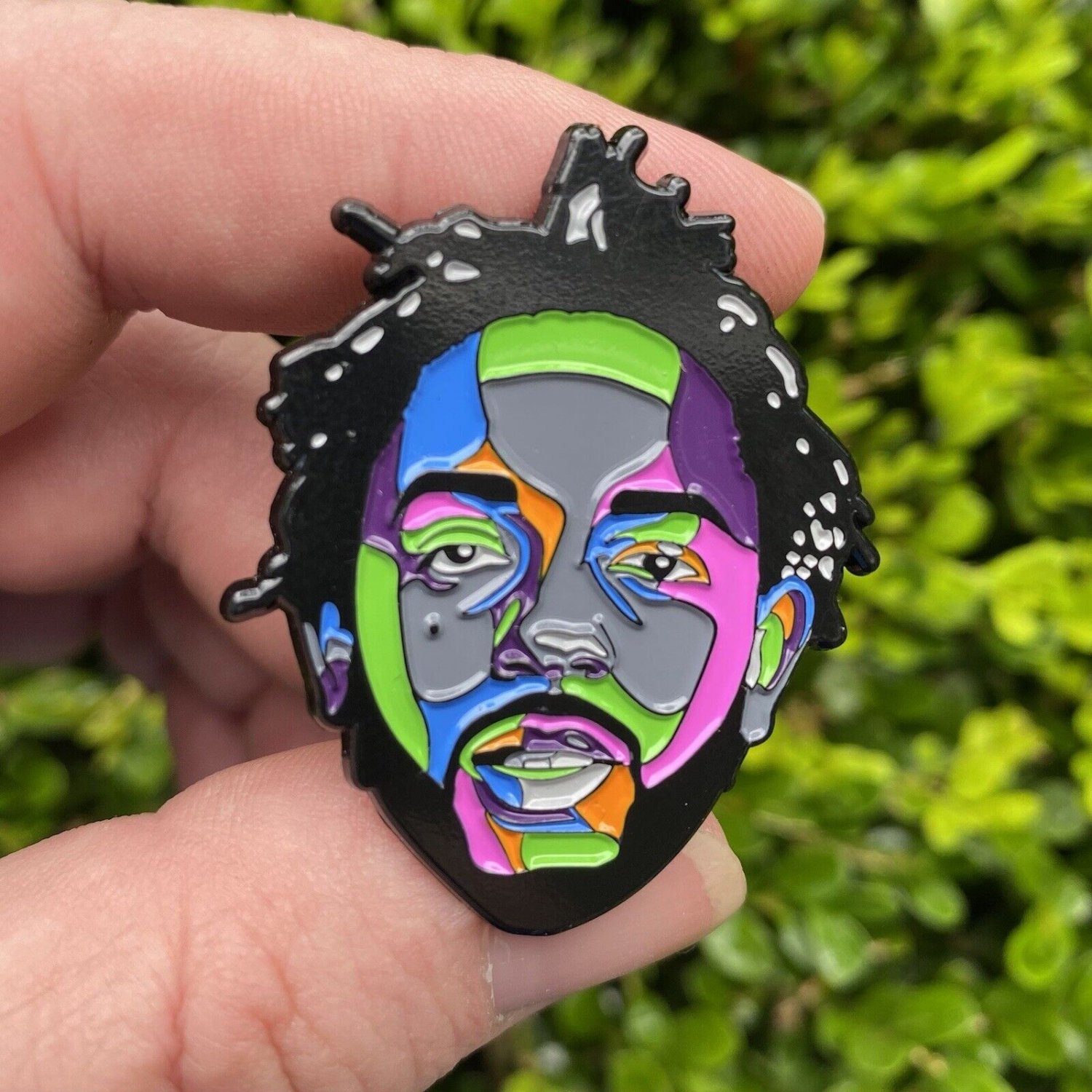 Kendrick Lamar - Pop Art Style Enamel Pin - 1 3/4&acirc;��