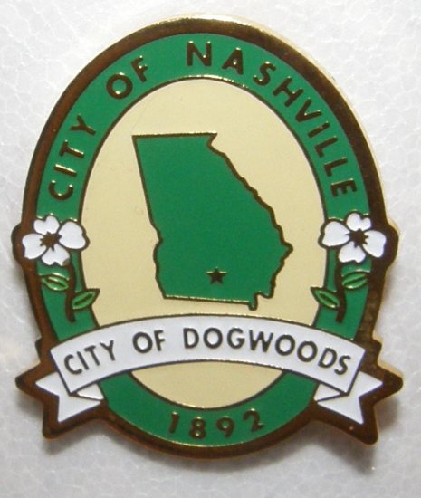 City of Nashville Georgia Lapel Hat Pin