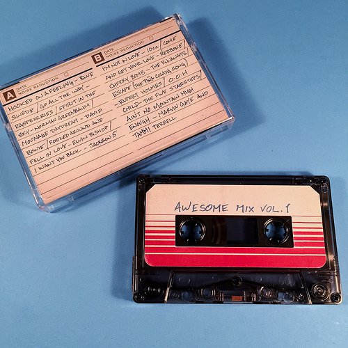 SOLD OUT Guardians of the Galaxy Awesome Mix Vol. 1 Cassette Tape Replica Movie Prop FREE SHIPPING