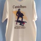 Captain Rodgers Super Soldier Stout Tee Shirt Adult Size