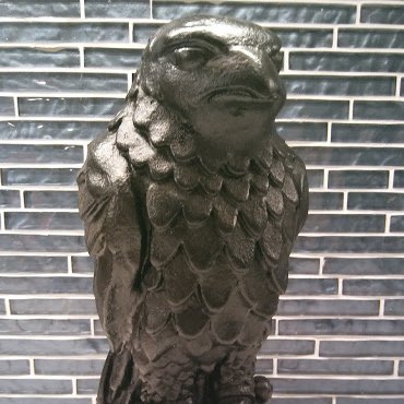 Maltese Falcon Life Size Replica Prop Solid Black Resin Statue Humphrey Bograt