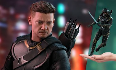 Marvel Hawkeye Deluxe Version 1/6 Scale Hot Toys Sideshow Avengers Endgame Movie Masterpiece Series