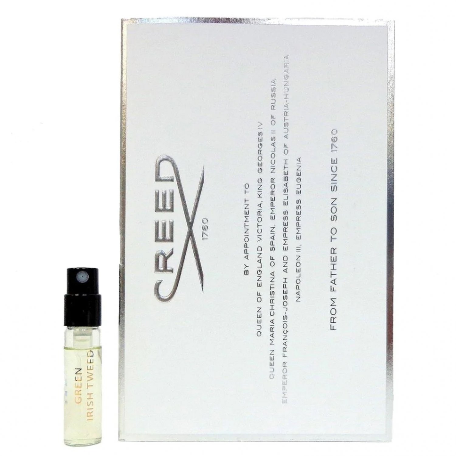 Official perfume sample of Creed Green Irish Tweed edp 2.5ml 0.08 fl. oz.