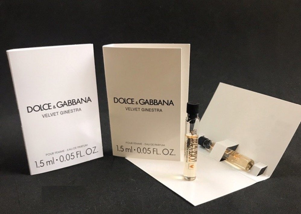 Dolce & Gabbana VELVET Ginestra 1.5 ML 0.05 fl. oz. official perfume sample