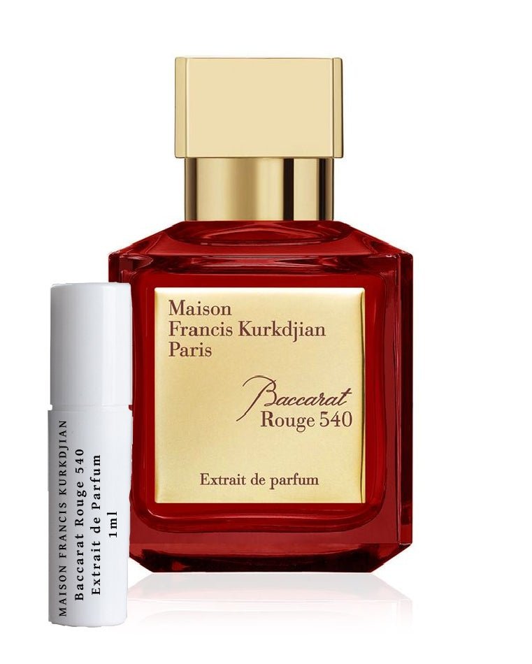 MAISON FRANCIS KURKDJIAN Baccarat Rouge 540 extrait perfume samples Extrait de Parfum