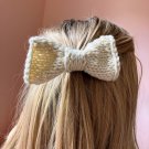 Hair bows for Girls 2 Pack Green / White