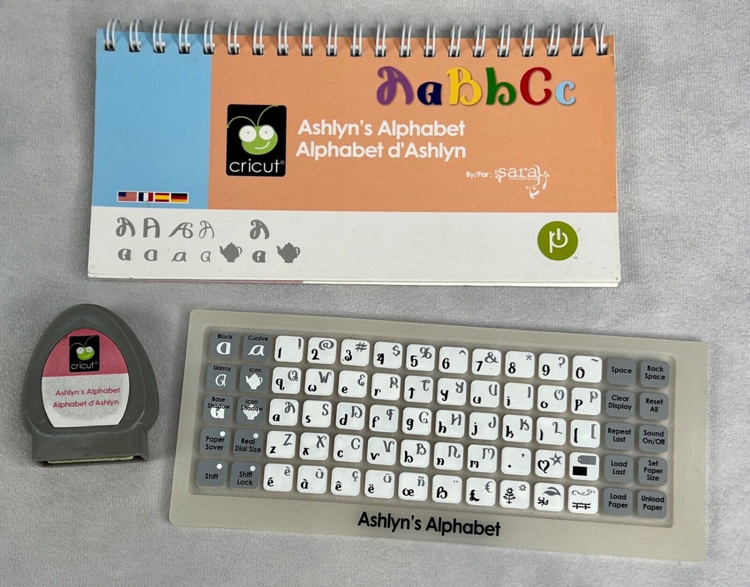 Cricut Cartridge ABC Ashlyn's Alphabet No Box Link Status Unknown