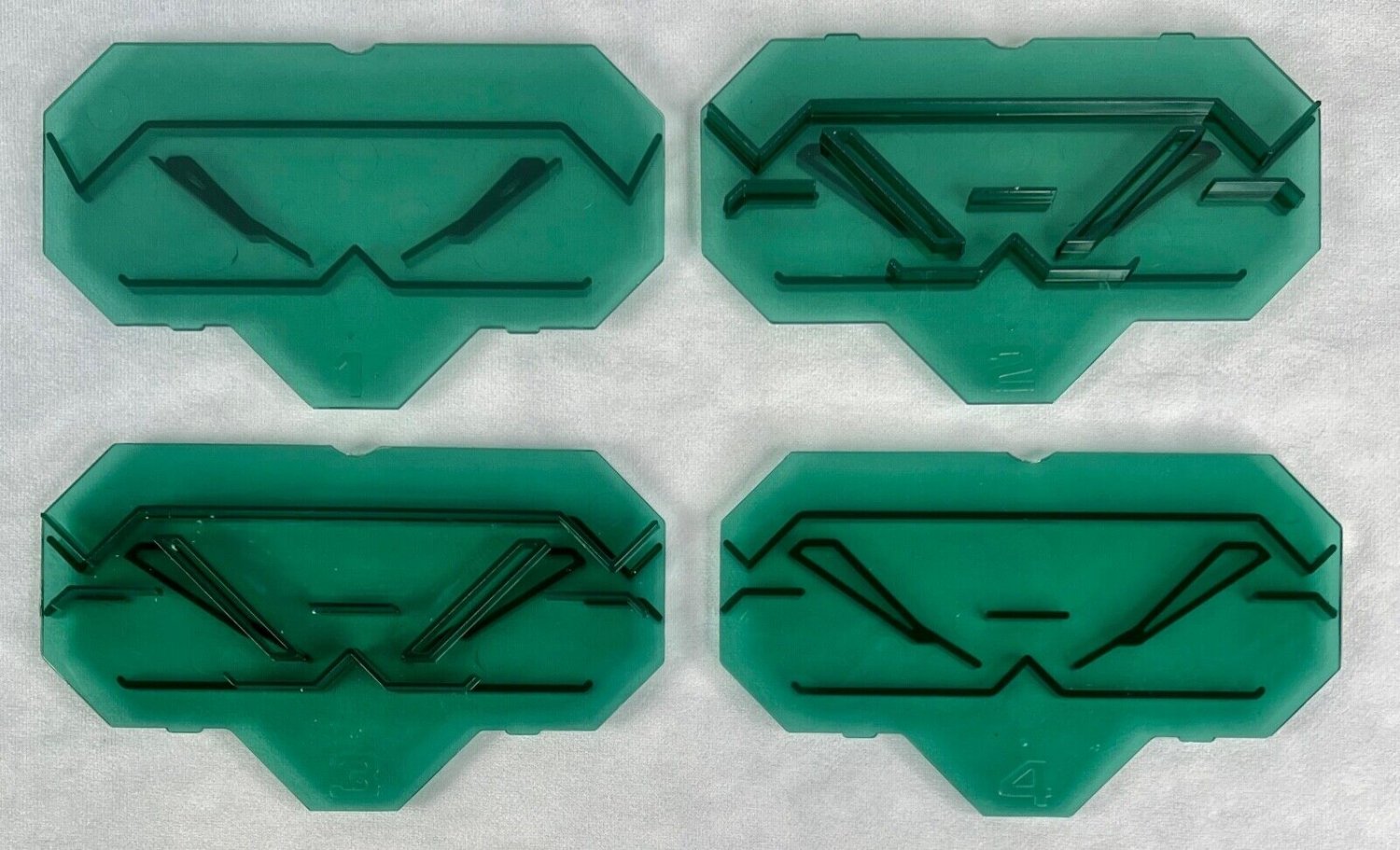 Bond ultimate sweater machine complete green keyplate set 1 2 3 4