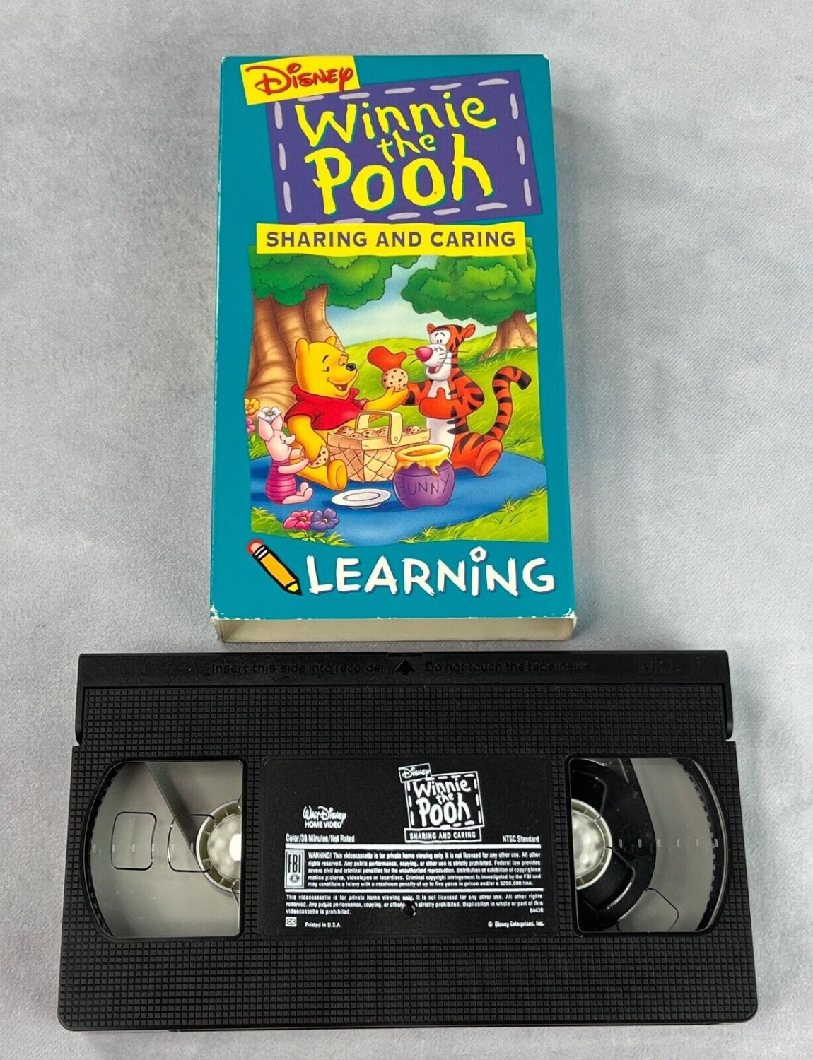 Winnie the Pooh - Pooh Learning - Sharing and Caring VHS, 1994