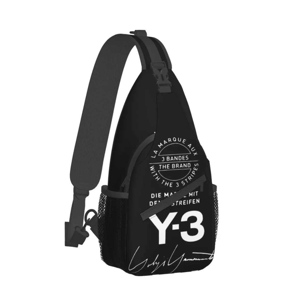 Y3 Y3 Logo Small Sling Bags Chest Crossbody Shoulder Backpack Daypacks Yohji Yamamoto Pattern