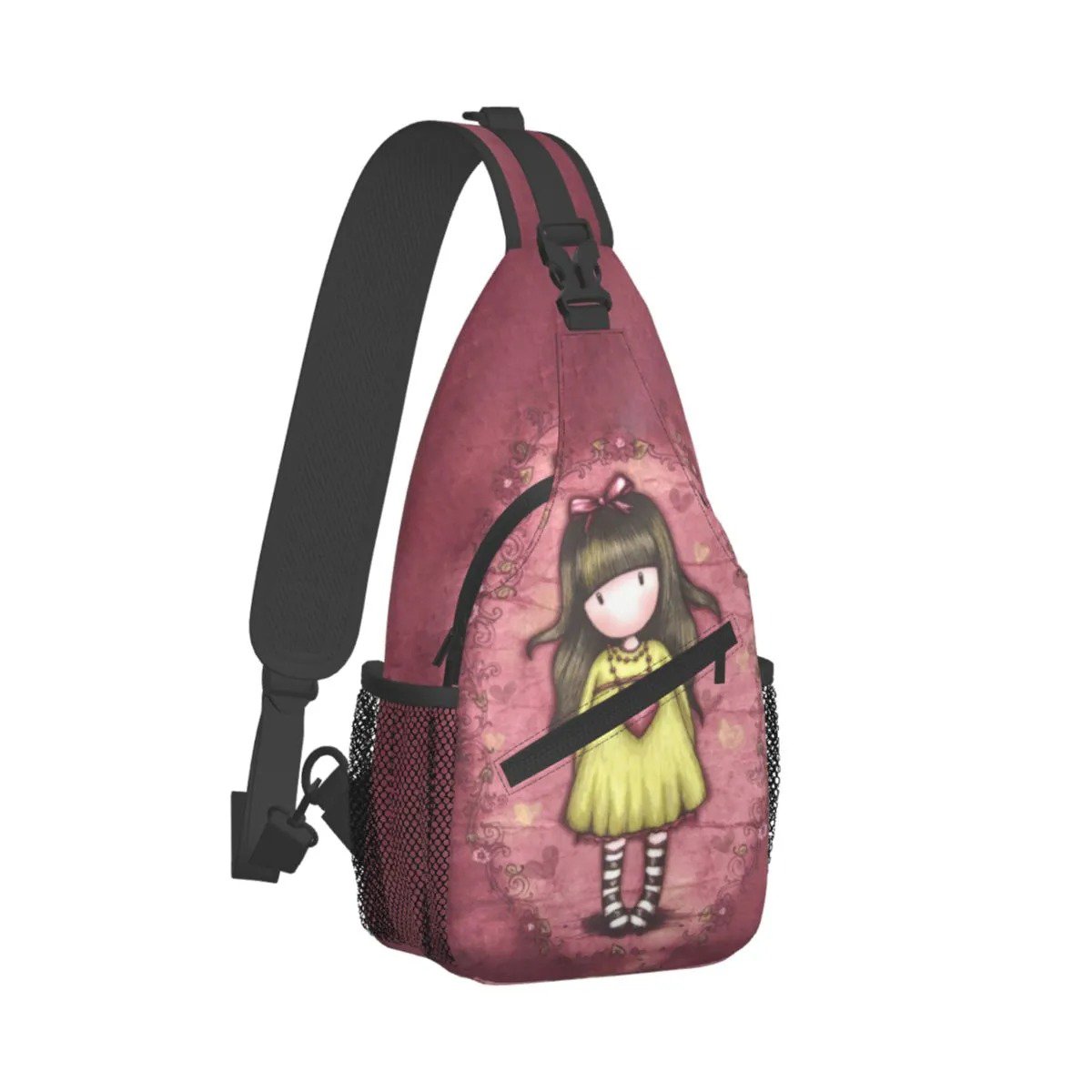 Santoro Gorjuss Doll Crossbody Sling Bags SmallChest Bag Art Cartoon