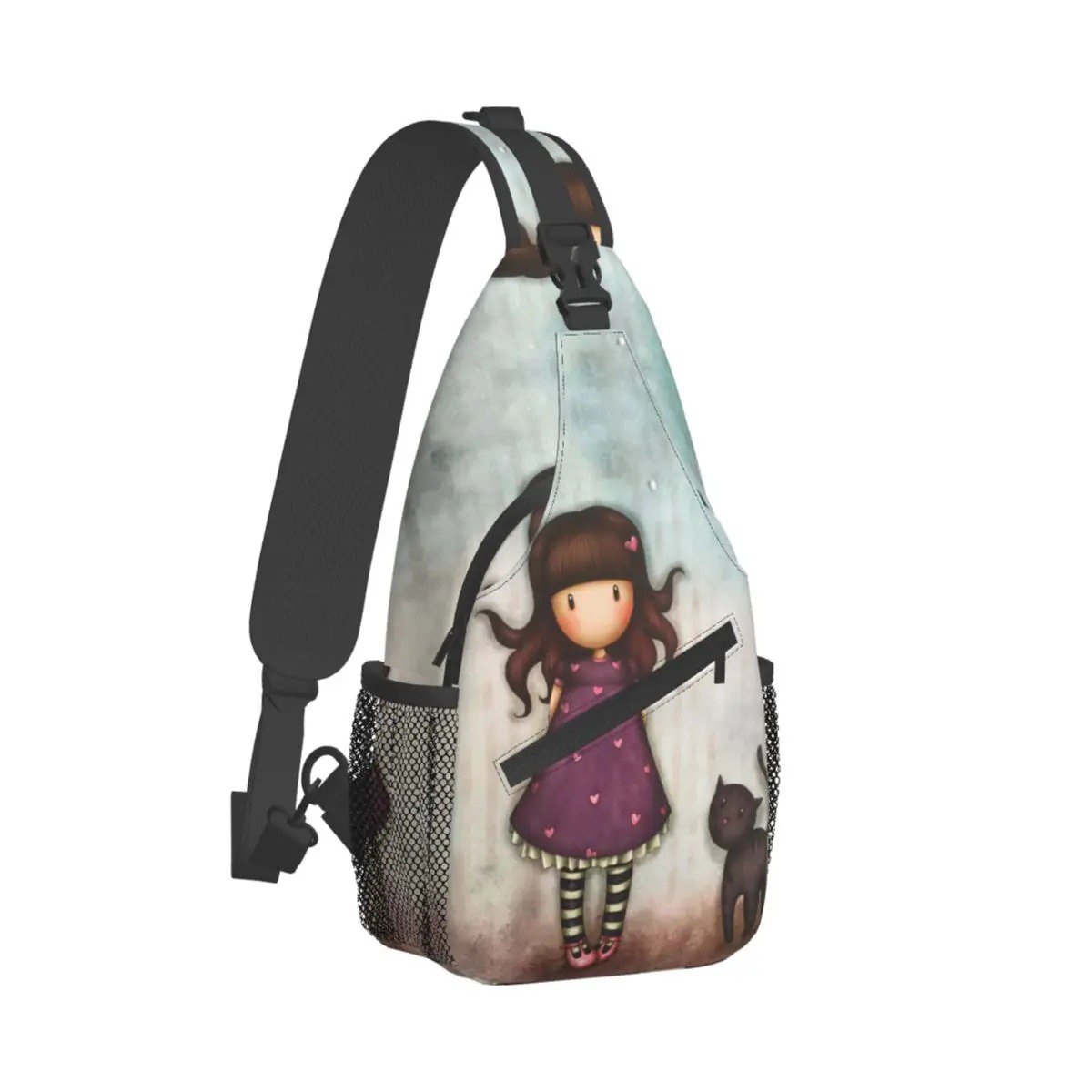 Santoro Gorjuss Doll Sling Bags Shoulder Sling Backpack Daypacks Art