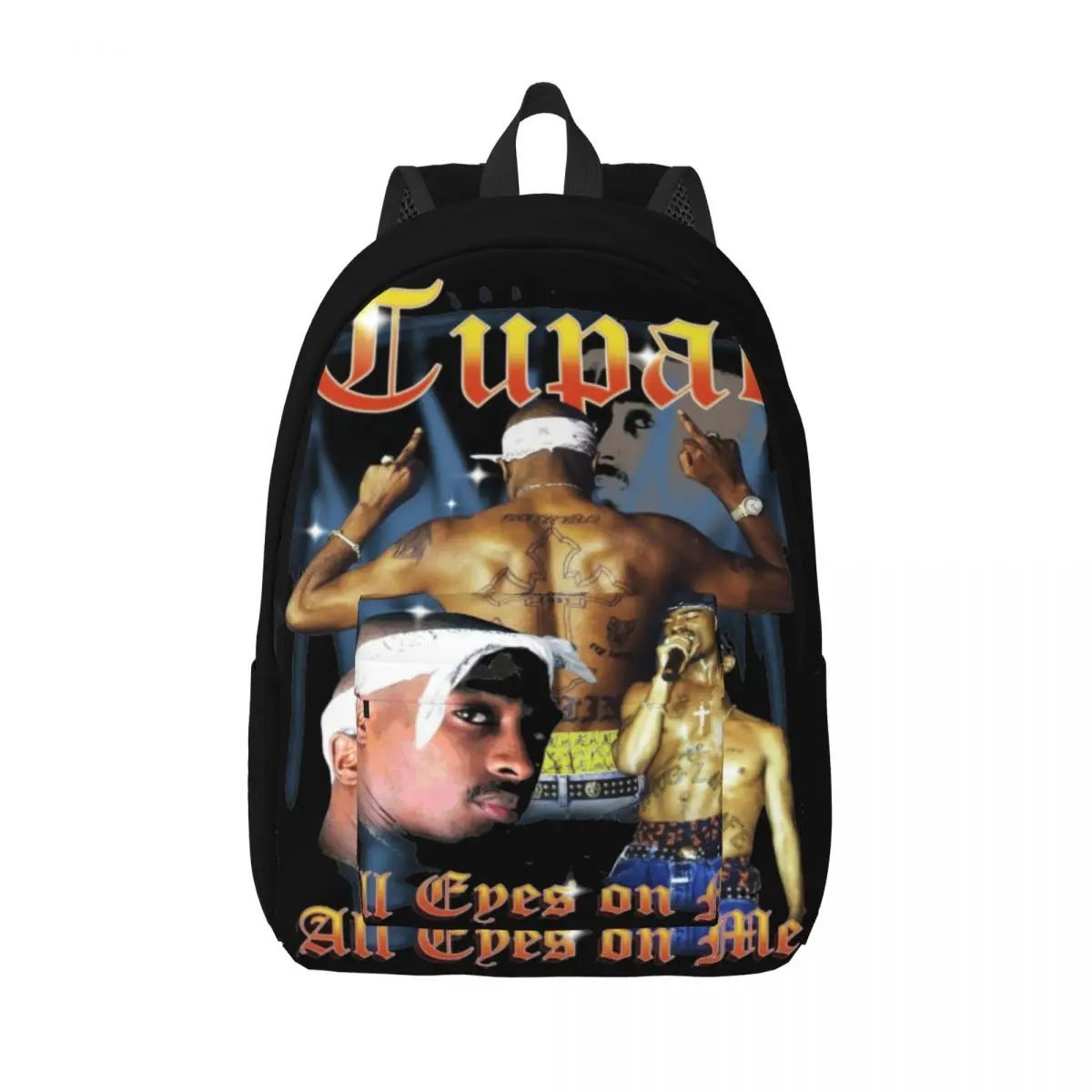 Tupac 2pac Rapper Classical Backpack High School Hip Hop Music Daypack