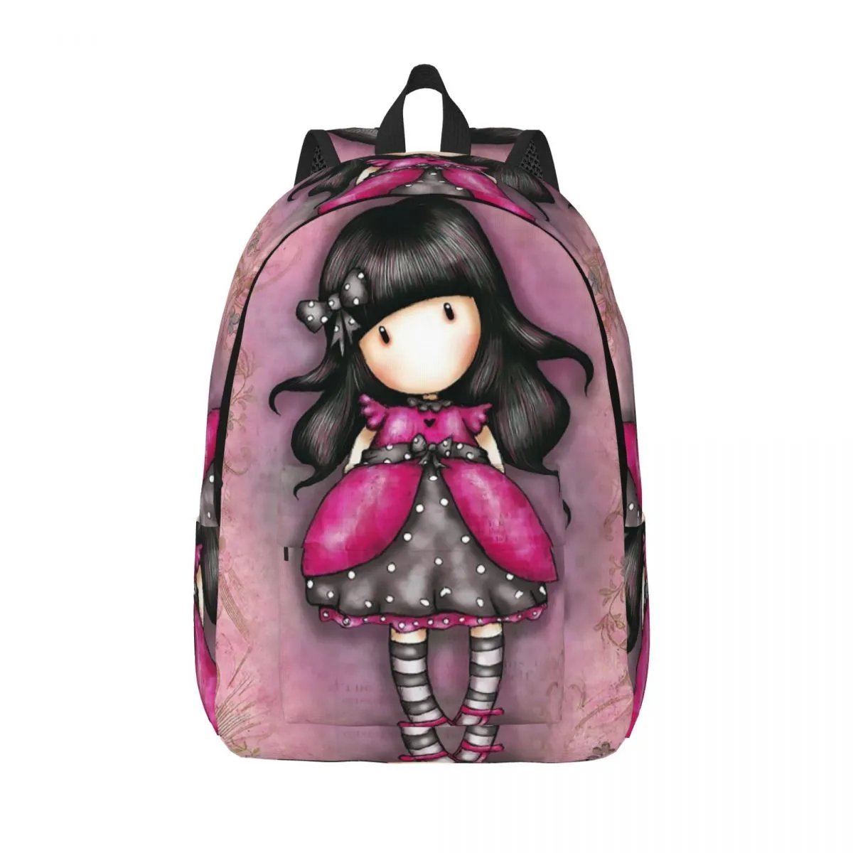 Pink Santoro Gorjuss Backpack Boy Girl Kids Student School Bookbag