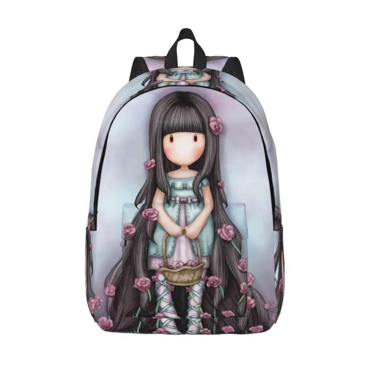 Santoro Gorjuss Backpack Boy Girl Kids Student School Book Bags Flower