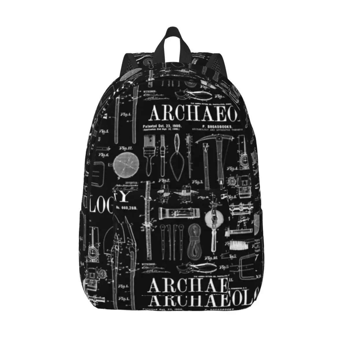 Archaeologist Archaeology Student Field Kit Vintage Patent Backpack Bookbag Laptop Rucksack School