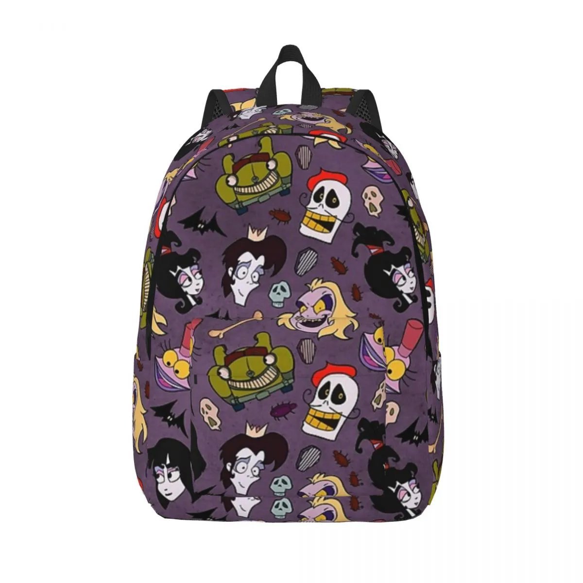 Beetlejuice The Animated Series - Purple Backpacks Bookbag Bag Laptop ...