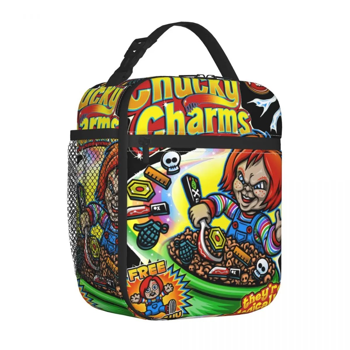 Chucky Charms V2 Horror Halloween Insulated Lunch Bag Leakproof Lunch