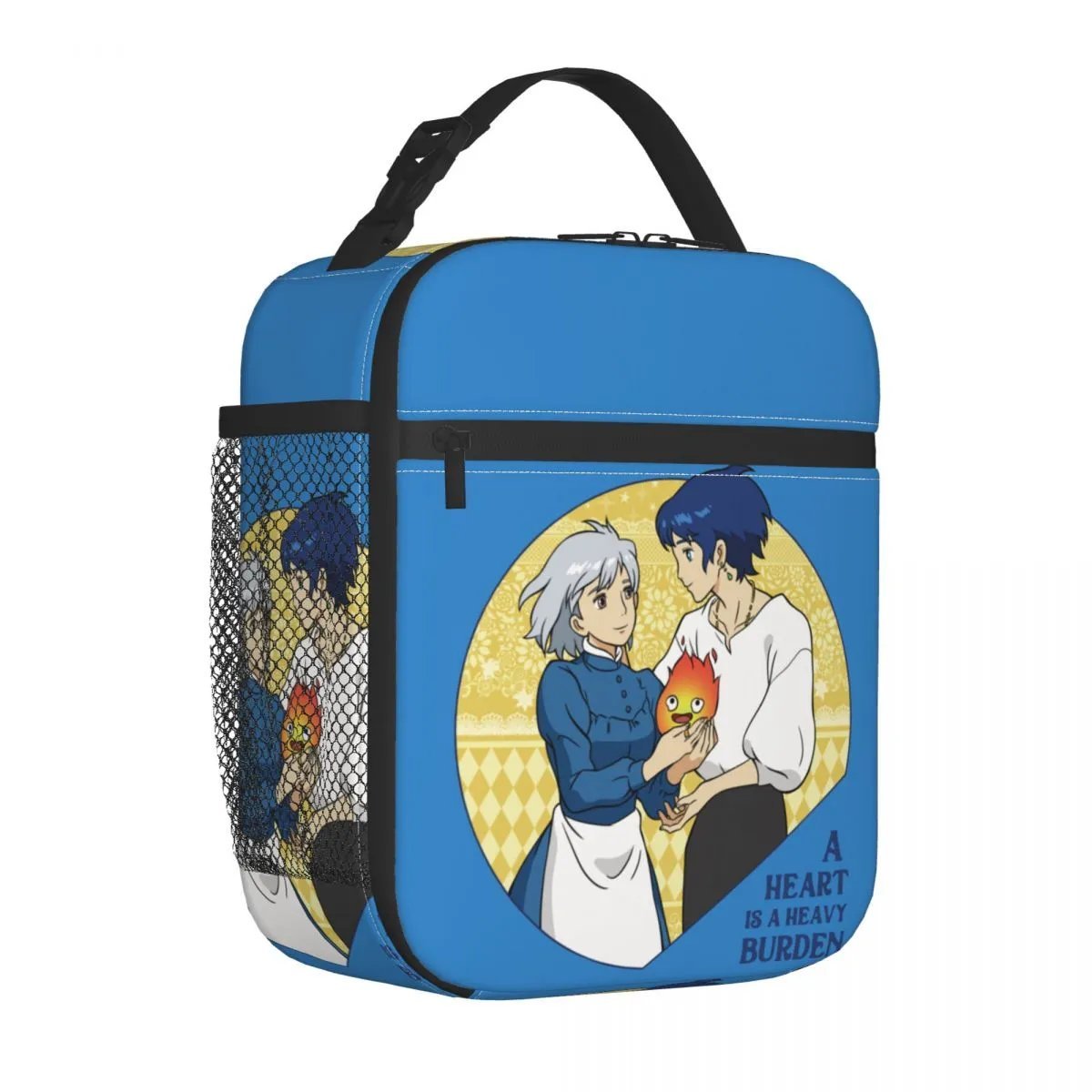 Howl's Moving Castle Insulated Lunch Bags Cooler Bag Meal Ghibli Anime