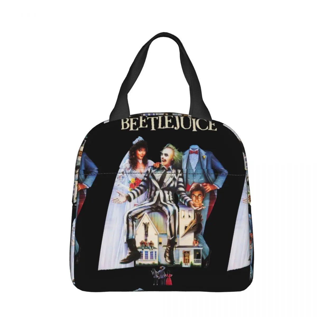 Beetlejuice Horror Movie Insulated Lunch Bags Thermal Bag Meal High ...