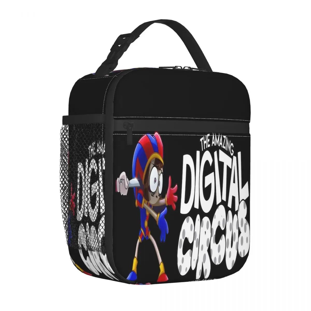 Amazing Digital Circus Insulated Lunch Bags Cooler Bag Meal Cartoon