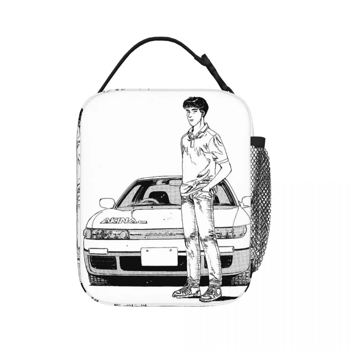 Initial D Iketani Manga Lunch Bags Insulated Lunch Tote Waterproof