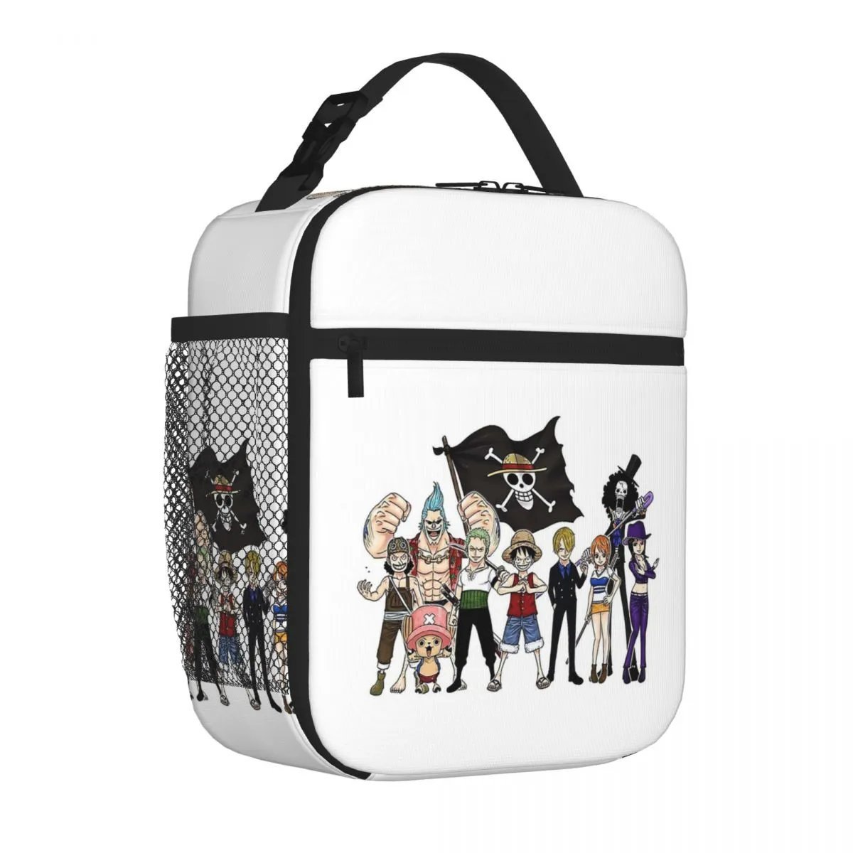 One Piece Straw Hat Pirates Insulated Lunch Bags Thermal Bag Lunch Box