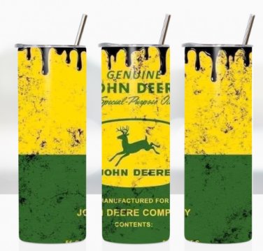 20oz John Deere Tumbler