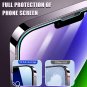 Tempered Glass Screen Protector,Lens Cover &Clear Case for iPhone All Models