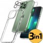 Tempered Glass Screen Protector,Lens Cover &Clear Case for iPhone All Models
