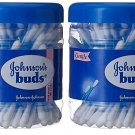 2X Johnson's Buds Clean Delicate Areas pure soft cotton - 150 Swabs