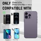 For iPhone 14 Pro Max 14 Pro 14 3 Pcs Tempered Glass Camera Lens Protector FSW