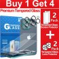 Tempered Glass Lens & Screen Protector For iPhone 14 13 12 11 Pro Max Mini Plus