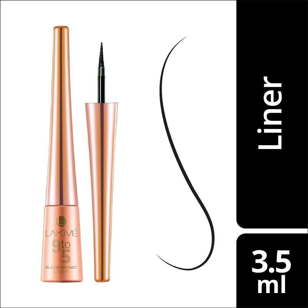 Lakme 9 to 5 Black Impact Eye Liner 3.5ml