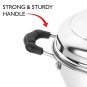 Stainless Steel Induction Base Idli Cooker and Multi Kadhai, 6 Plates, Silver