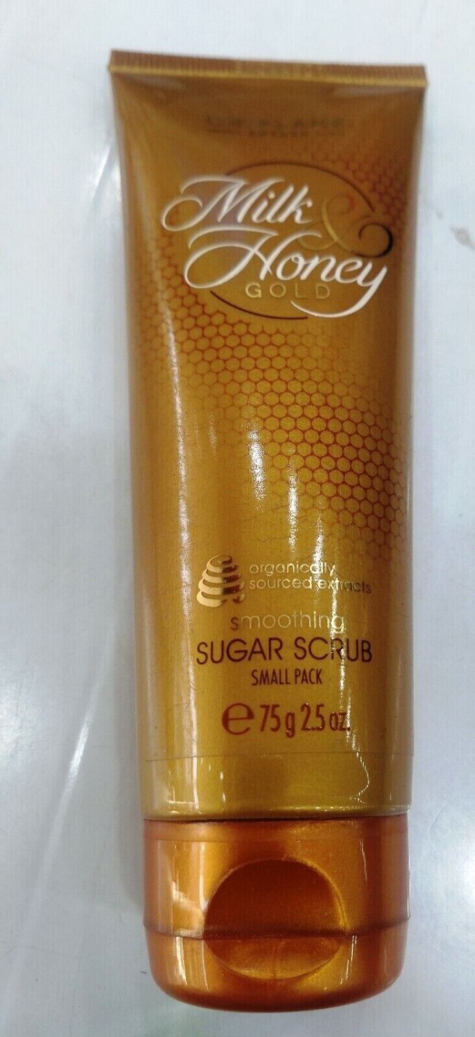 Oriflame Milk And Honey Gold Smoothing Sugar Scrub 25 Oz 75 Gram Fsw