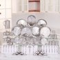 Set Pack of 51 Stainless Steel Dinner Set, Stainless Steel Dinner Set