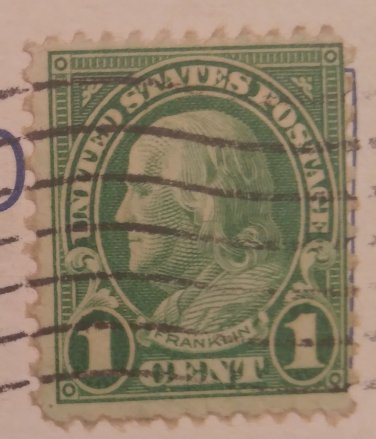 Benjamin Franklin stamp 1899