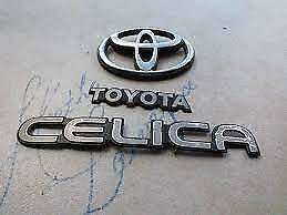 TOYOTA CELICA Emblem Set - Genuine Car Badges