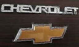 Chevrolet emblem with Logo - Genuine Car Badge