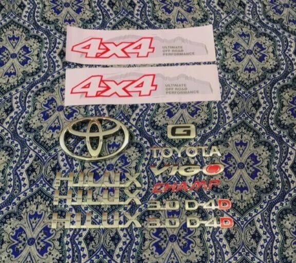 Toyota Hilux Piece Emblem Unique Car Badges