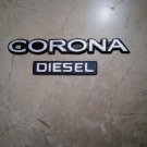 COROONAS With Diesel Emblem - Pair of 2 Pieces For 1992 Model
