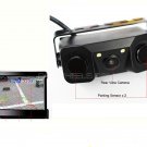 Car HD Rear View Back Camera with Parking Sensor Parking Assist Wide Camera