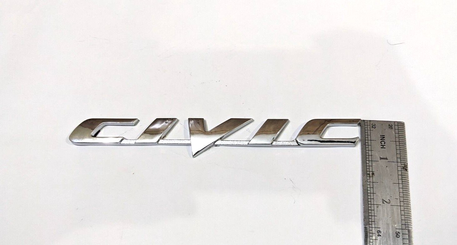 For & Fits Honda CIVIC 2006-2011 Rear Trunk Car 3D Chrome Letter Emblem Badge