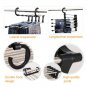Hanger Organizer for Closet | 5 In 1 Magic Trouser Rack Hangers